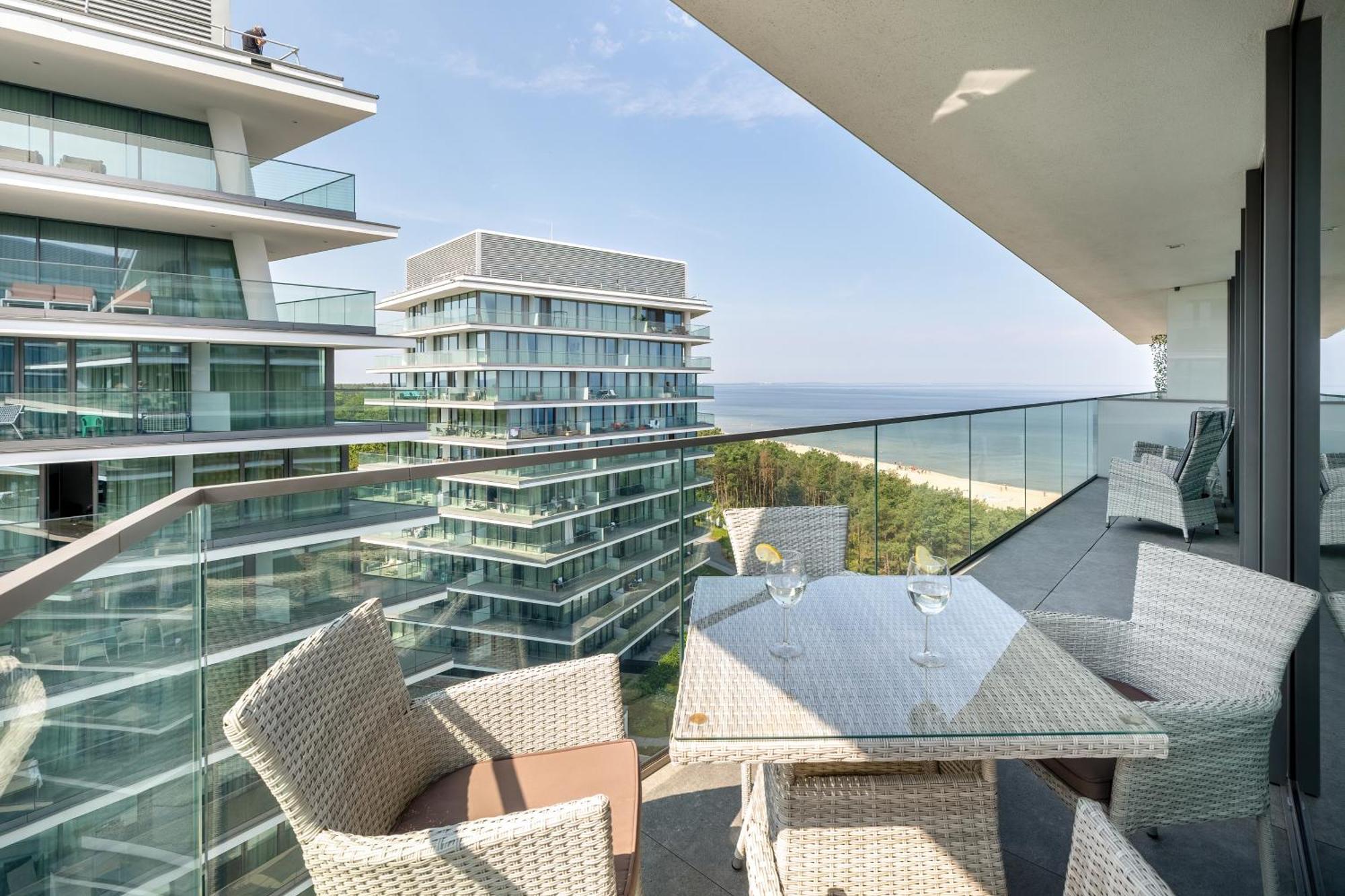 Lux Sea Towers - Wellness Spa, Gym & Beach - Seaview By Rent Like Home Misdroy Exterior foto
